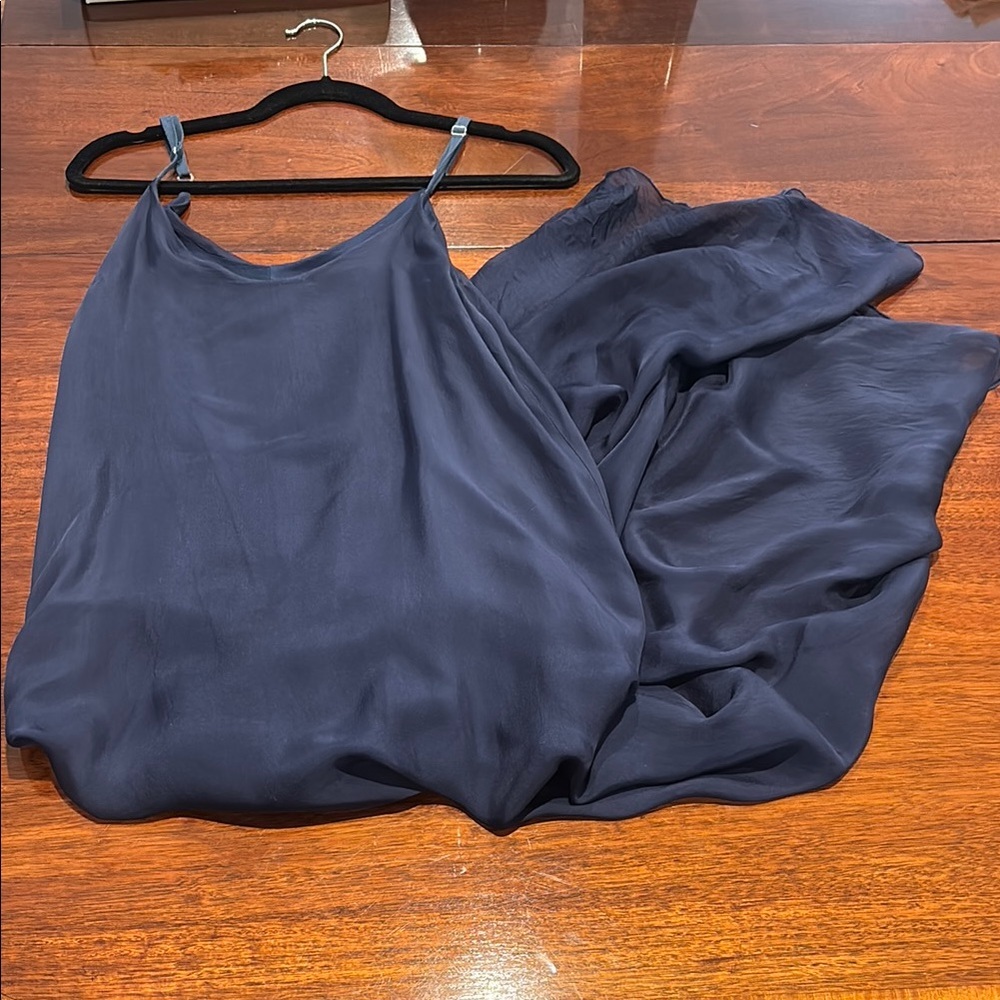 Bazar Navy Blue Slip Dress